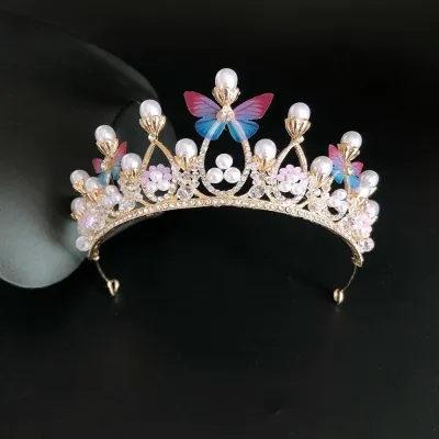 Romantic Butterfly Shape Princess Crown